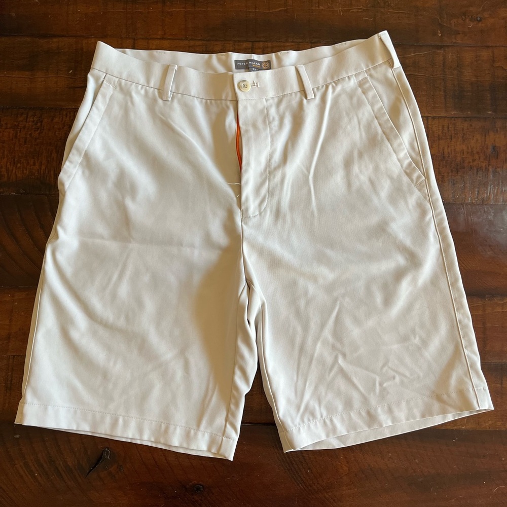 Peter Millar - Shorts - Size 32 (Cream / Light Tan)